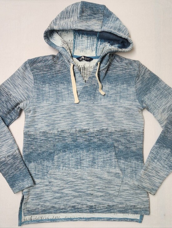 The North Face Tops - The North Face Wells Cove Pullover Hoodie Knit Blue White Women's Sz XS Gorpcore
